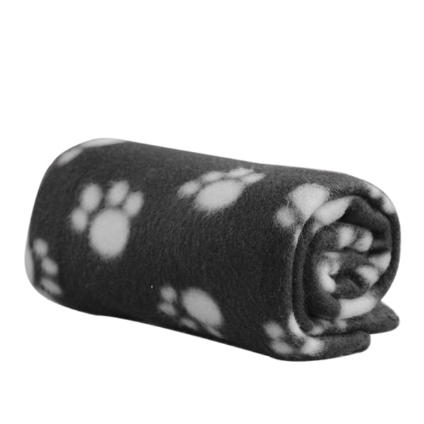100x70cm Vintervarmt, mjukt täcke för husdjur, kattvalp, sovmatta, dubbelsidigt täcke för hund