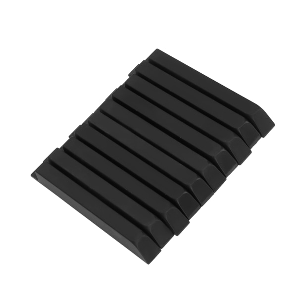 10 kpl Piano Black Key ABS Keytop 10 cm Matte Instrumentin set vaihtoa varten
