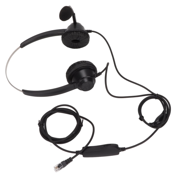 H360DRJ9MV RJ9 Office Headset Binaural puhelinkuulokkeet säädettävällä kaiuttimen äänenvoimakkuudella ja mikrofonin mykistys