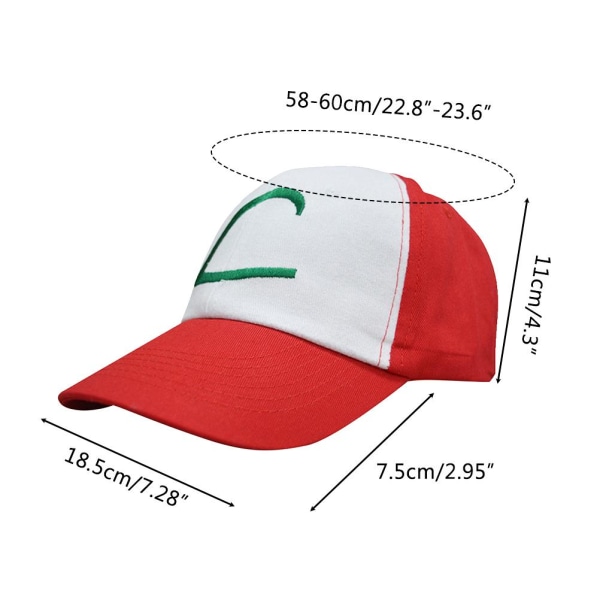 Anime Character Hat Cartoon Broderet Baseball Sol Hat Trucker Hat