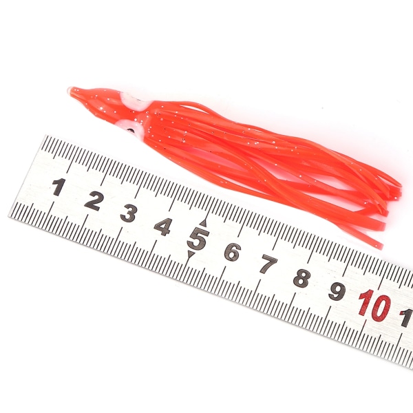 20 stk. Nye, nyttige blæksprutte-agn i blandede farver, saltvandsbløde havfiskelokker (9 cm)