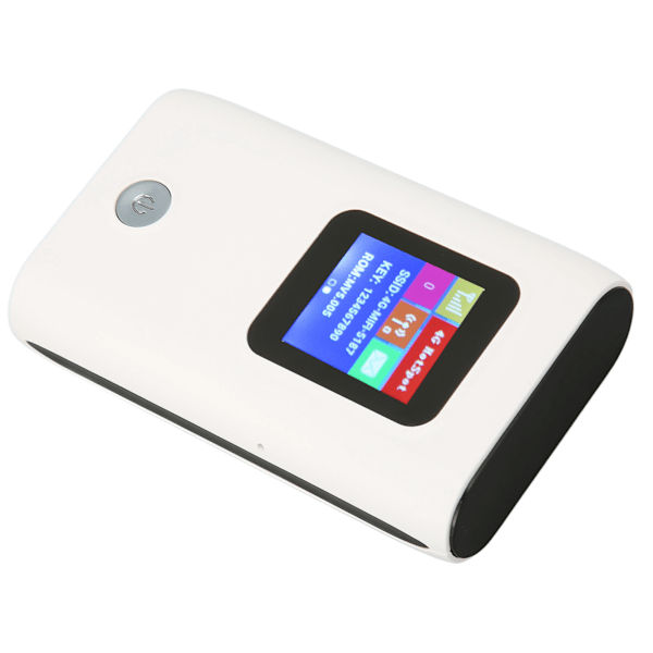 Kannettava WiFi-tukiasema, tukee 10 laitetta, 300 Mbps, 6000 mAh, värillinen näyttö, 4G LTE taskukokoinen WiFi-reititin SIM-korttipaikalla