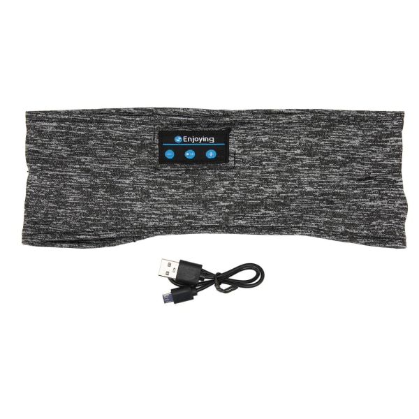 Ultratynne trådløse Bluetooth-hodetelefoner med sportshodebånd for søvn og trening