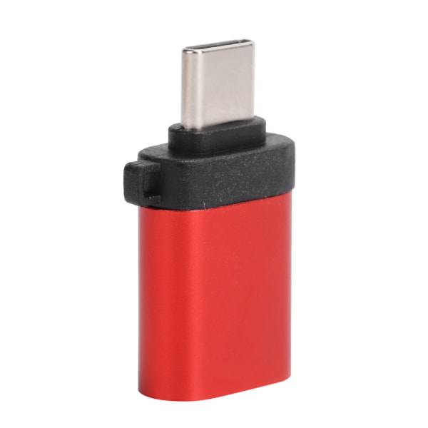 USB3.0 Hunn til TypeC Adapter Converter Ladedata OTG Stretch Head Uten kjede (Rød)