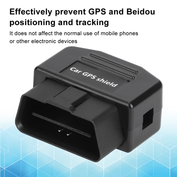 OBD GPS Signal Jammer 5-10m Anti-Tracking Område Stalkingsag til 12V/24V Bil