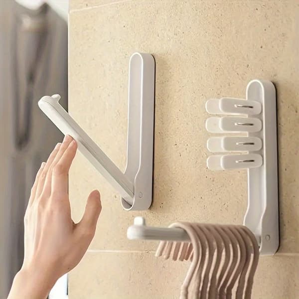 1 Space Saving Hanger Organizer, Collapsible Hanging Storage Rack, Hook Storage Rack and Hanger Storage Rack