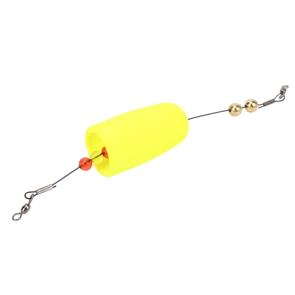 Skumrød fisk Driftsflyde Lyse farver Holdbar Kork Flyder Fiskeri Drift Tilbehør Gul