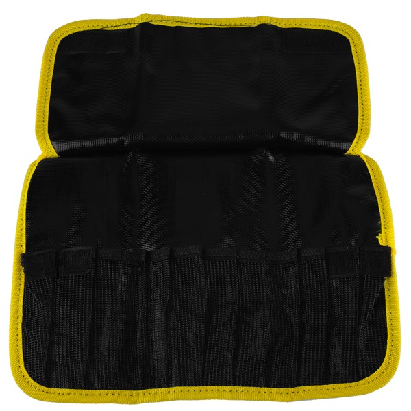 PVC Fiske Jig Lokkemad Tackle Gear Værktøj Lommer Tasker Fiskegrej Tilbehør (Gul)