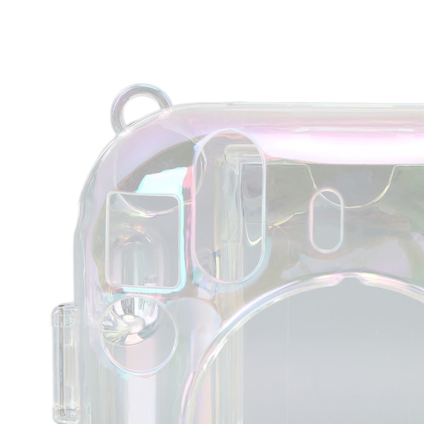 Fujifilm Instax Mini 12 Transparent färgglad case - Skyddsväska med justerbar axelrem för utomhusbruk
