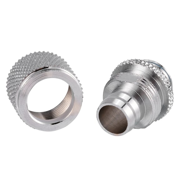PC Vannkjøling To-touch Kobling G1/4 Gjenge Barb Connector for Slange 9.5*12.7MM Flat Head
