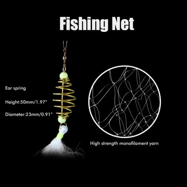 Fiskenet Trap Stang Støbt Fiskenet Holdbart Fiskenet Grej Fiske Mesh Net