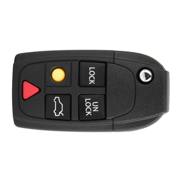 Bilknappsfjärrkontroll Flip Key Shell Case för Volvo S60 S80 V70 XC70 XC90