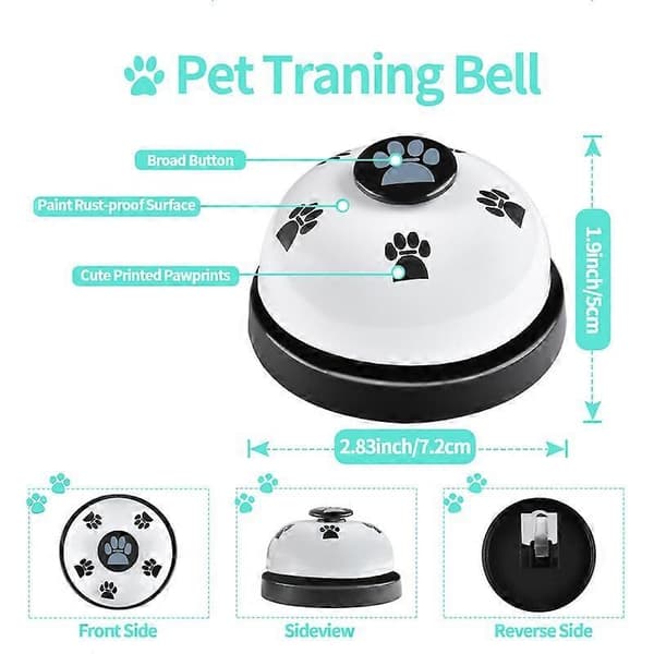 3-pack Dog Doorbells, Pet Training Bells for Going Out and Potty