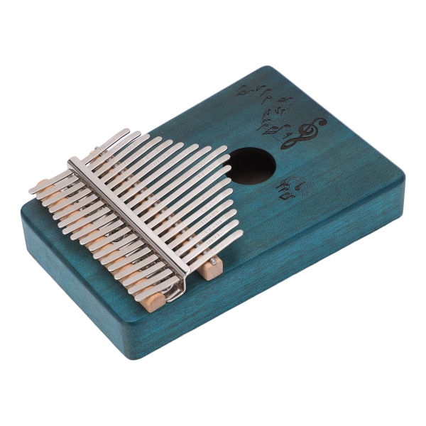 17 Key Kalimba Thumb Piano Portable Finger Piano Mahogny Barn Vuxna Presenter Musikinstrument