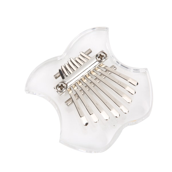 Tommelfingerklaver Krystal Mini bærbar frugt Mbira musikinstrument for begyndere 8 tangenter