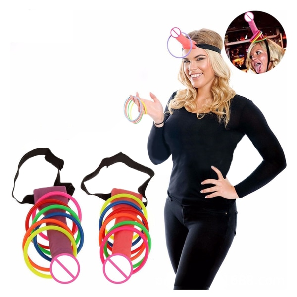 2 Sæt Polterabend Favor Night Out Høne Ring Kaste Spil Nyhed Legetøj Supplies