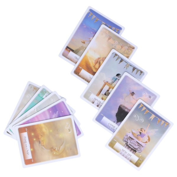 Lautapelit 52-kanniset Tarot-kortit Englannin kielen vuorovaikutukseen ennustavat pelikortit