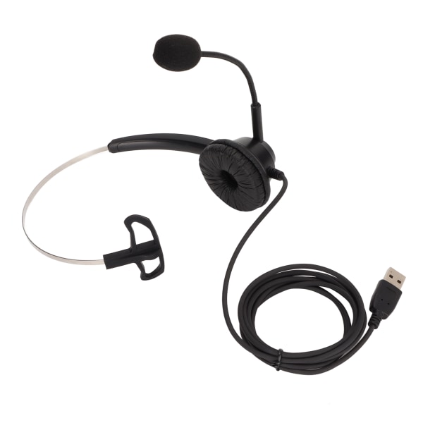 H360DUSB Single Ear Business Headset Sort støjreduktion USB Business Headset til USB Interface