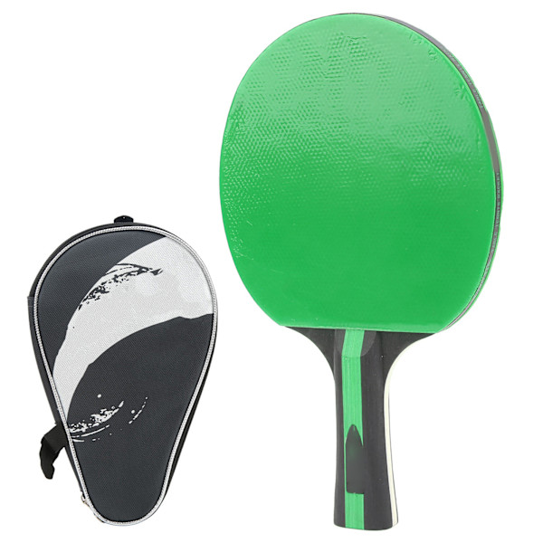 REGAIL Bordtennisracket Dubbelsidigt Oxhudsgummi Tränings Handshake Bordtennisracket Grön