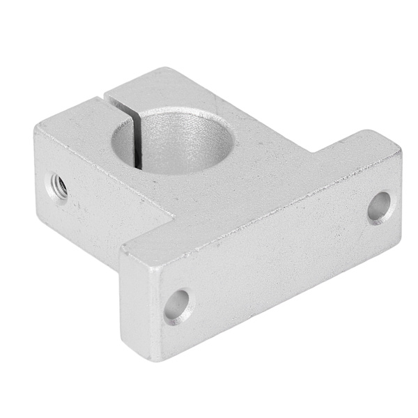 4 stk lineær skinnestøtte vertikal aluminiumlegering sett kit for 25 mm stangaksel SK25