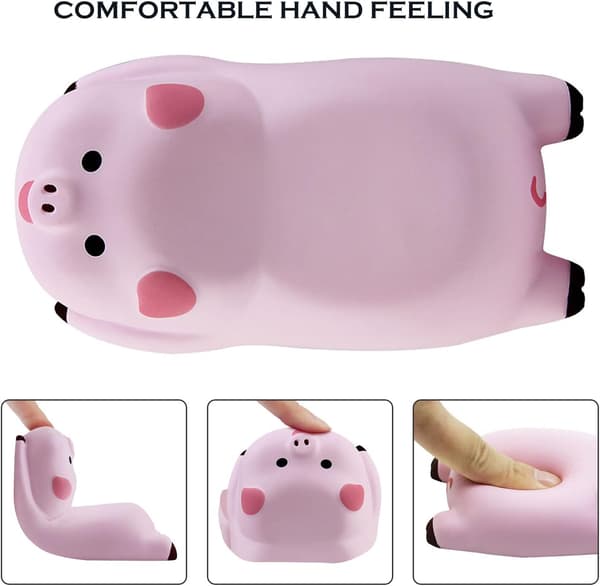 Musehåndleddsstøtte Søt Rosa Gris Design Mini Håndleddspute, Myk Håndstøtte Håndflatepute, Liten Lett Bærbar, Håndleddsstøtte Musehåndleddspute Armlene