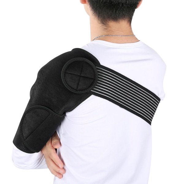 Justerbar Andas Gym Sport Care Enkel axelstöd Baksida Neopren Brace Guard Strap