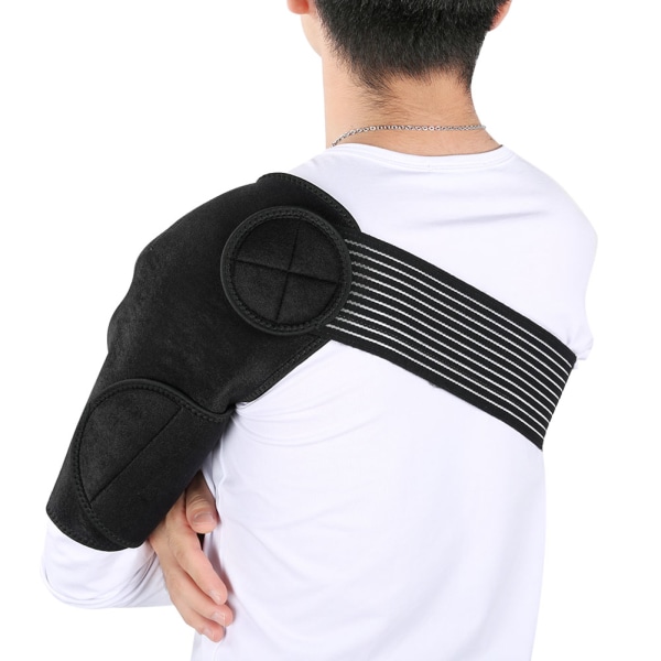 Justerbar åndbar Gym Sports Care Enkelt skulderstøtte Ryg Neopren Brace Guard Strap