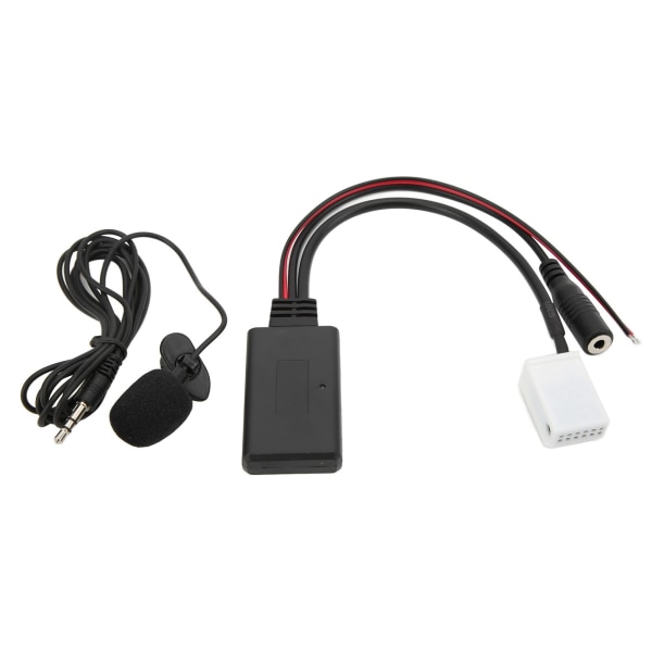 12-pin bilradio RD4 Bluetooth Music Aux Audio Kabel Adapter Udskiftning til Citroen C2 C3 C4 C5 C6 C8Med mikrofon