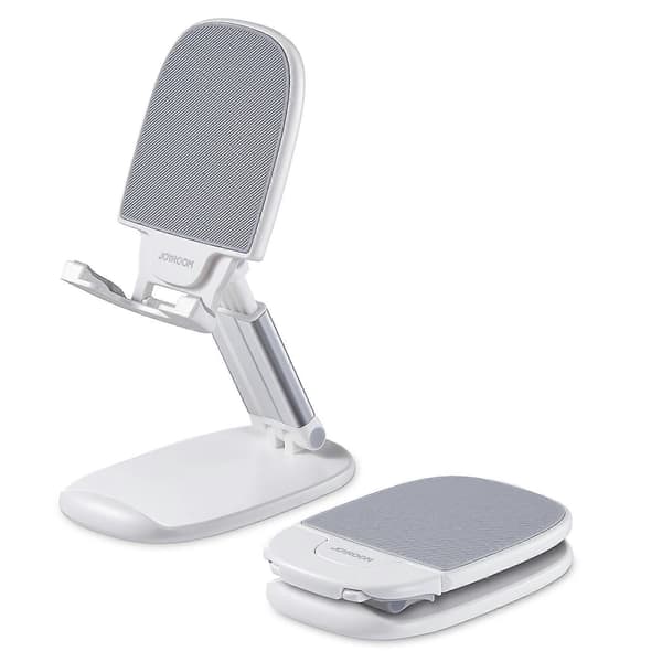 Foldable Phone Stand for Desk - Height Adjustable Cell Phone Holder