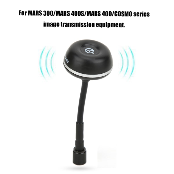Svart svampformad antenn för MARS 300/400S/400/COSMO bildöverföring