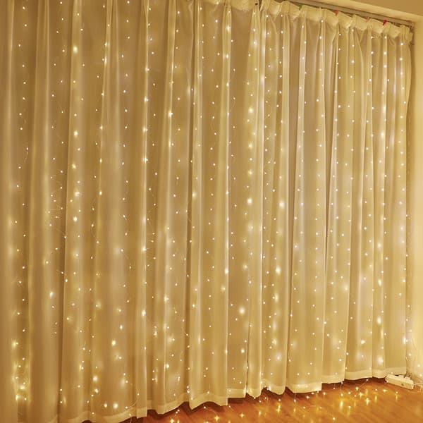LED-stripe for innendørs bruk med 8 lysmoduser, 3x2m, varmhvit