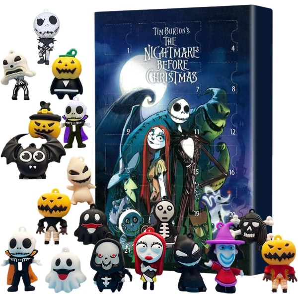 Halloween adventskalender Tim Burtons The Nightmare Before Christmas 24 Days Halloween Countdown Toys