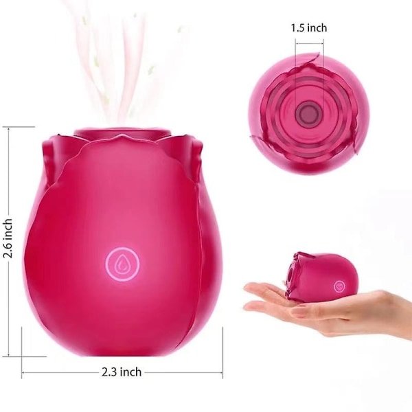 Nytt Rose Toy For Women - Rose Toy For Women Sugande, Rose Massager
