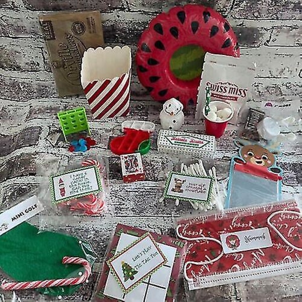 2023 Elf Props Kit 24 Days Of Christmas Activities Countdown Barngåva 24Day