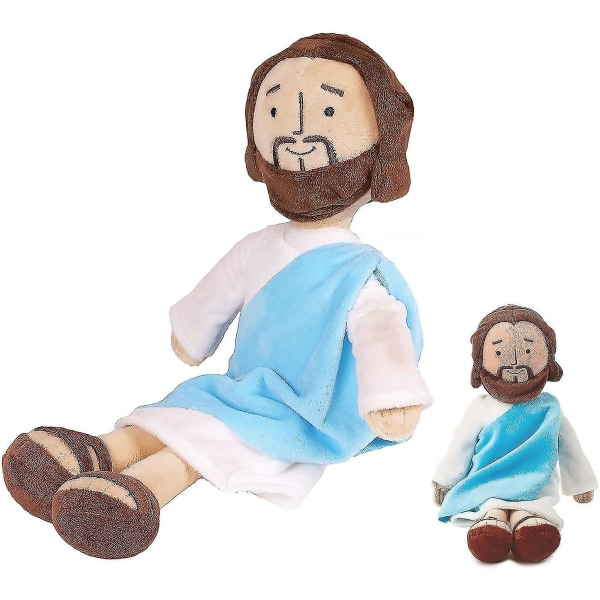 Jesus Virgin Mary Plyschleksak, Jesu mor Plyschstoppad docka,söta Kristus religiösa leksaker för dop Påskgåva Heminredning Jesus