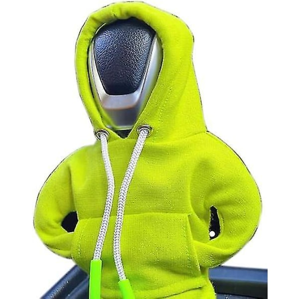 Hoodie Car Gear Shift Cover, Gear Stick Hoodie, Hoodie Gear Shift Cover, Gear Shift Hoodie, Car Shifter Hoodie Yellow