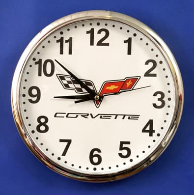 Corvette-seinäkello