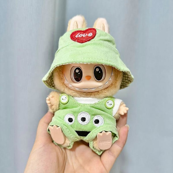(Kun Klær) Andre Generasjon Labubu Monster Have A Seat Serie Søt Dukke Klesleketøy Ornament Kun Klær Søt Dukkeleke Gave [Db] 2 2 Only Clothes