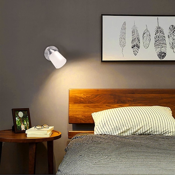 12V USB LED Läslampa med Touch-brytare, 3W Dimbar Väggspotlight för RV Båt Husbil[JR] 12V LED Reading Light with USB