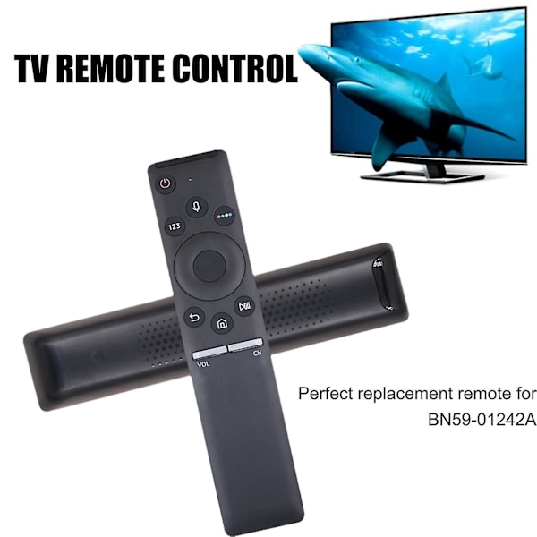 Bn59-01242a Fjärrkontroll för Samsung TV-apparater med Bluetooth-röst