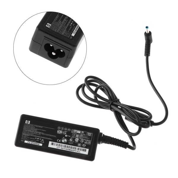HP adapter til oplader til bærbar computer Power Blå spids