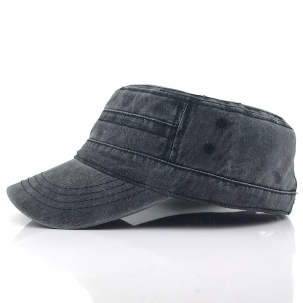 Vasket bomull militær caps kadett army caps unik vintage design(JS)