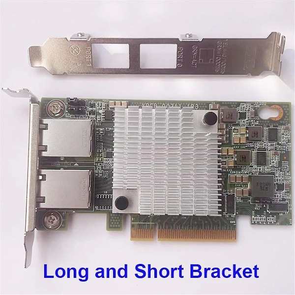 10g Dubbel Port Ethernet-kort 10g X540-t2 Pcie-x8 Nätverksutvidgningsadapter