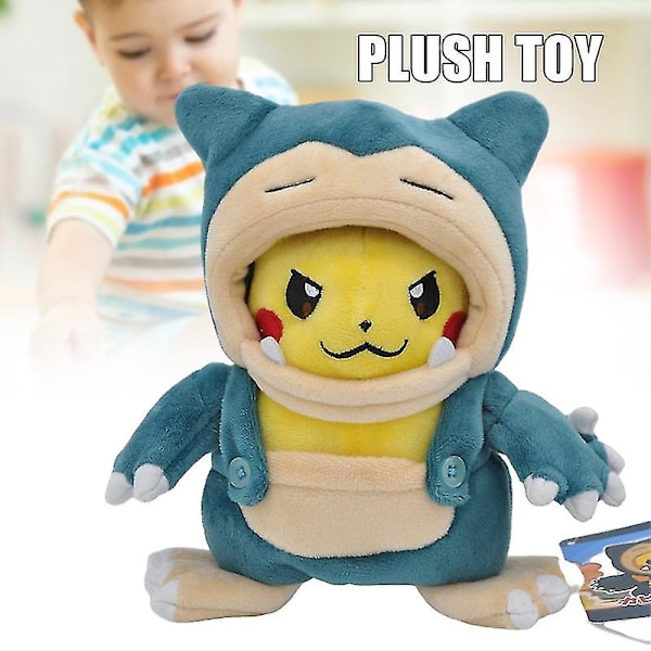 Plyysi Pikachu Snorlax Täytetyt Nukkekoristeet Lapsille