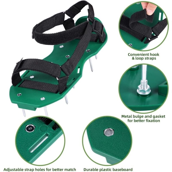 Gressmatte Lufter Sandaler Enkel Installering, Gressmatte Pigger Gress Vertikal Kutter Hagesko