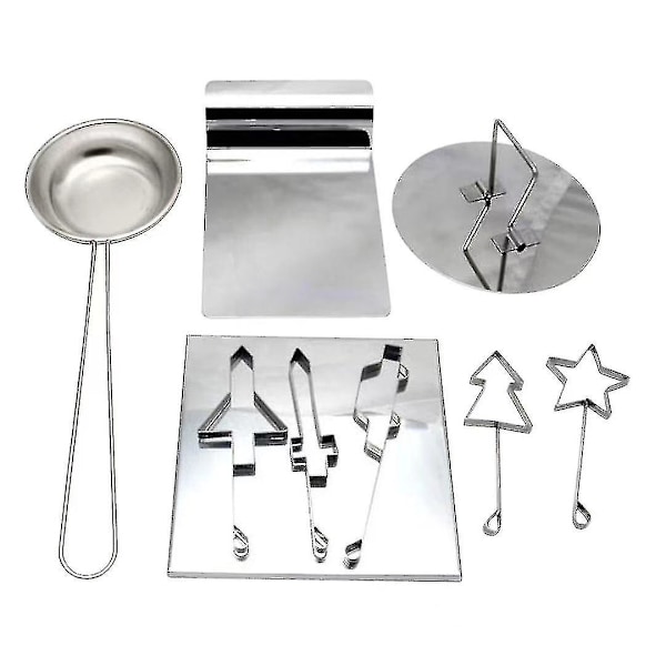 Koreanskt sockergodistillverkningsverktyg Set Dalgona (9 st i 1 set)