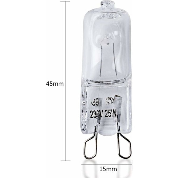 Halogenlampe G9 25W - 4 stk
