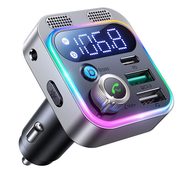 SiGN Bluetooth FM-sender og rask billader 48W