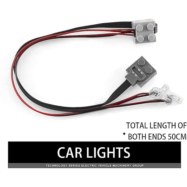 4-pack Teknisk Kraftfunktions Motorblock Delsats 1 Medium Motor, 1 Batterilåda, 1 Ljuskabel, 1