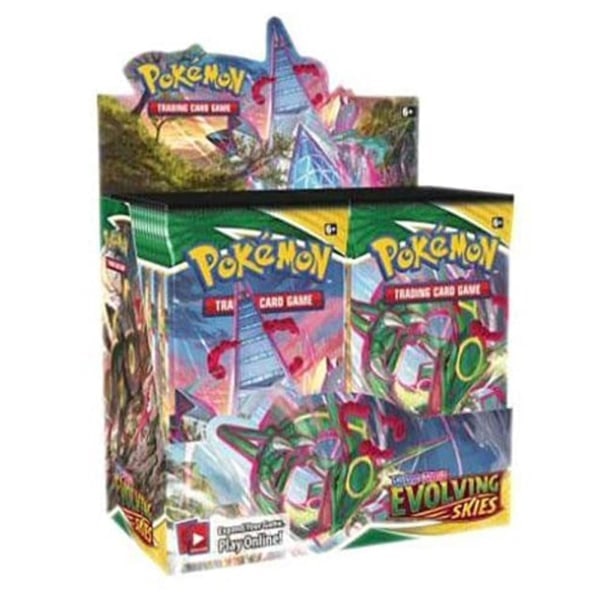 Rea! 360 stk Evolving Skies Booster Pack Gaveæske til Børn Tegneserie Sød Spillekortpapir null none